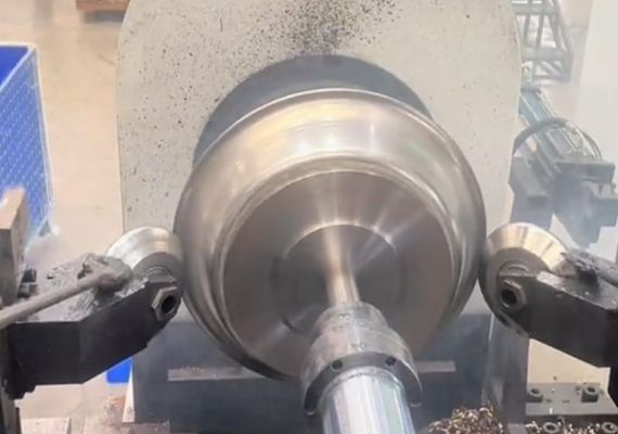 CNC metal spinning machine for parts