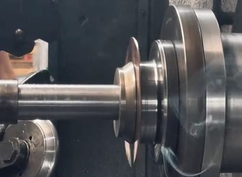 CNC metal spinning machine for parts