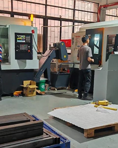 CNC metal spinning machine for parts