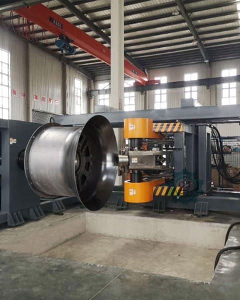 CNC metal spinning machine for parts